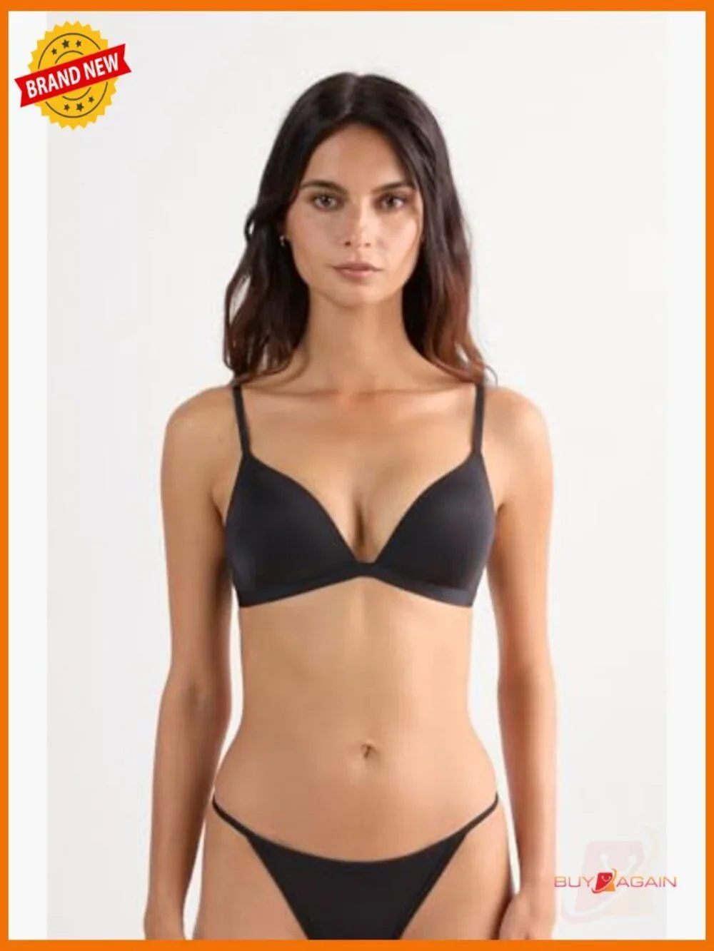 Ultralight Microfiber Wireless Triangle Bralette Light Support